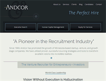 Tablet Screenshot of andcor.com